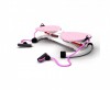 Фитнес платформа DFC "Twister Bow" с эспандерами розовый - магазин СпортДоставка. Спортивные товары интернет магазин в Казани 