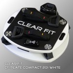Виброплатформа Clear Fit CF-PLATE Compact 201 WHITE  - магазин СпортДоставка. Спортивные товары интернет магазин в Казани 