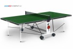Теннисный стол для помещения Compact LX green усовершенствованная модель стола 6042-3 - магазин СпортДоставка. Спортивные товары интернет магазин в Казани 