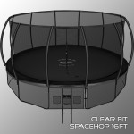 Каркасный батут Clear Fit SpaceHop 16Ft - магазин СпортДоставка. Спортивные товары интернет магазин в Казани 