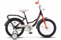 Детский велосипед Stels Flyte 18" Z011 Чёрный красный 2022 - магазин СпортДоставка. Спортивные товары интернет магазин в Казани 