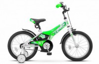 Детский велосипед Stels Jet 16" Z010 зеленый белый  2022 - магазин СпортДоставка. Спортивные товары интернет магазин в Казани 