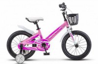 Детский велосипед Stels Pilot-150 16" V010 розовый 2022 - магазин СпортДоставка. Спортивные товары интернет магазин в Казани 