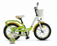 Детский велосипед Stels Pilot-190 16" V030 Зелёный жёлтый белый 2022 - магазин СпортДоставка. Спортивные товары интернет магазин в Казани 